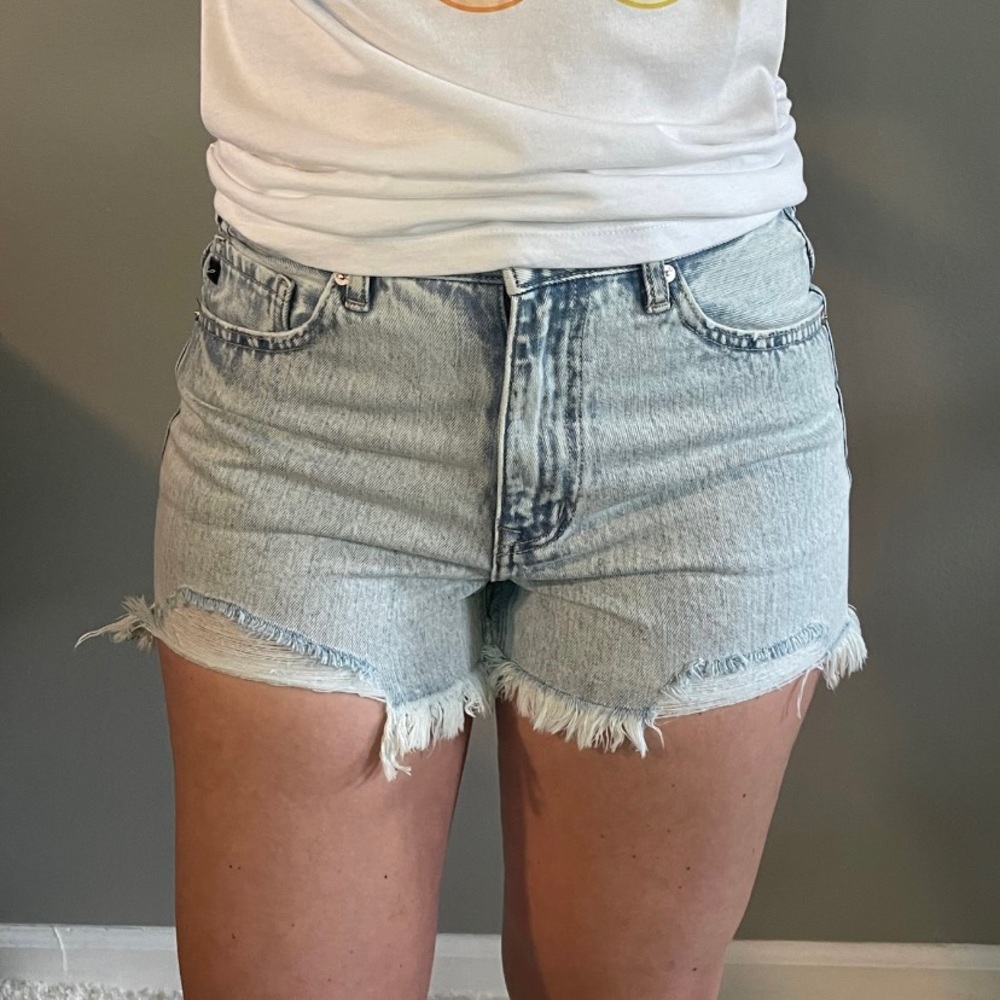 Kancan Ultra High Rise Denim Shorts